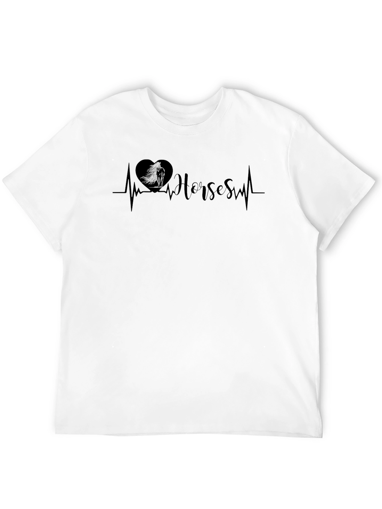 Heartbeat Horses Graphic T-Shirt