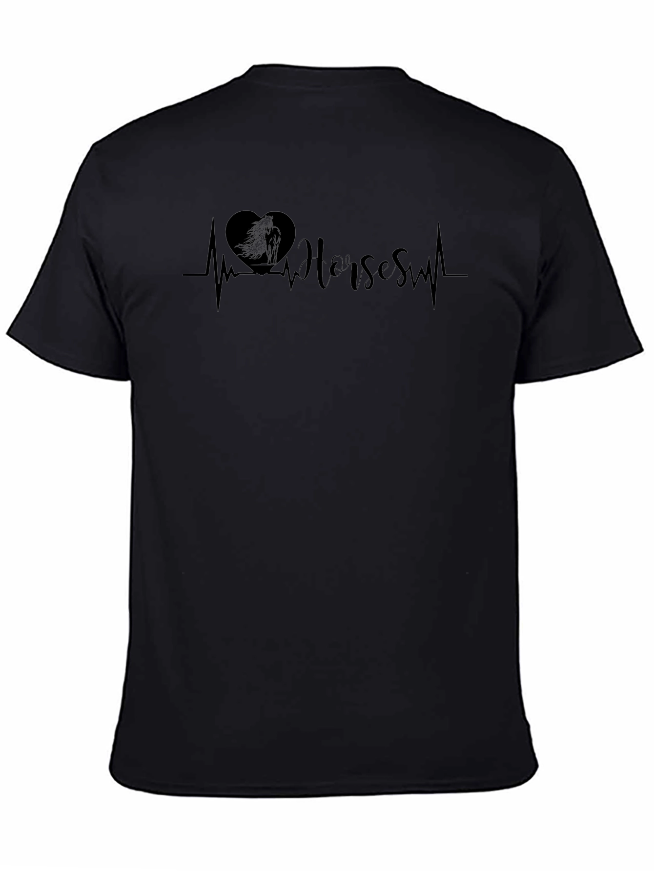 Heartbeat Horses Graphic T-Shirt
