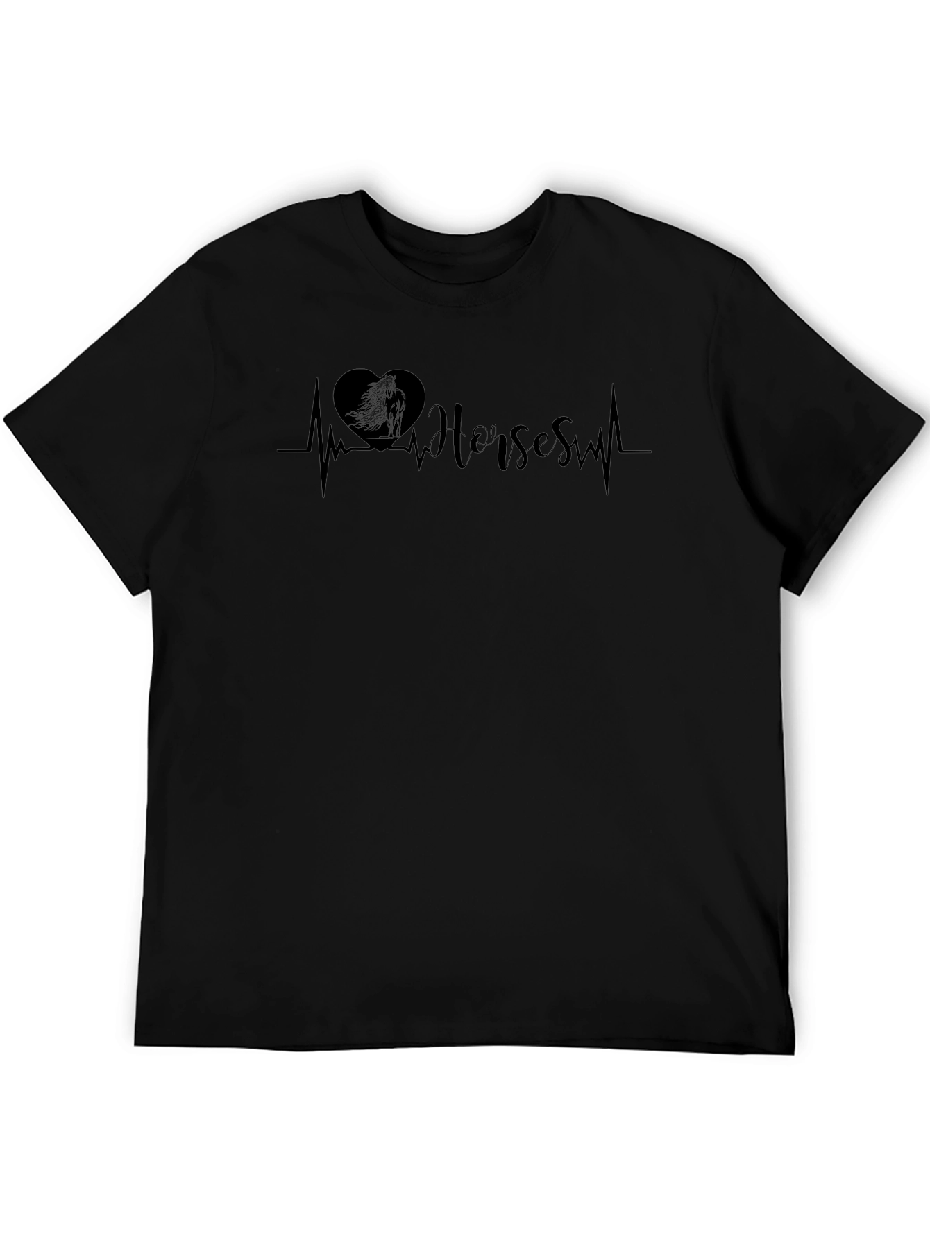 Heartbeat Horses Graphic T-Shirt