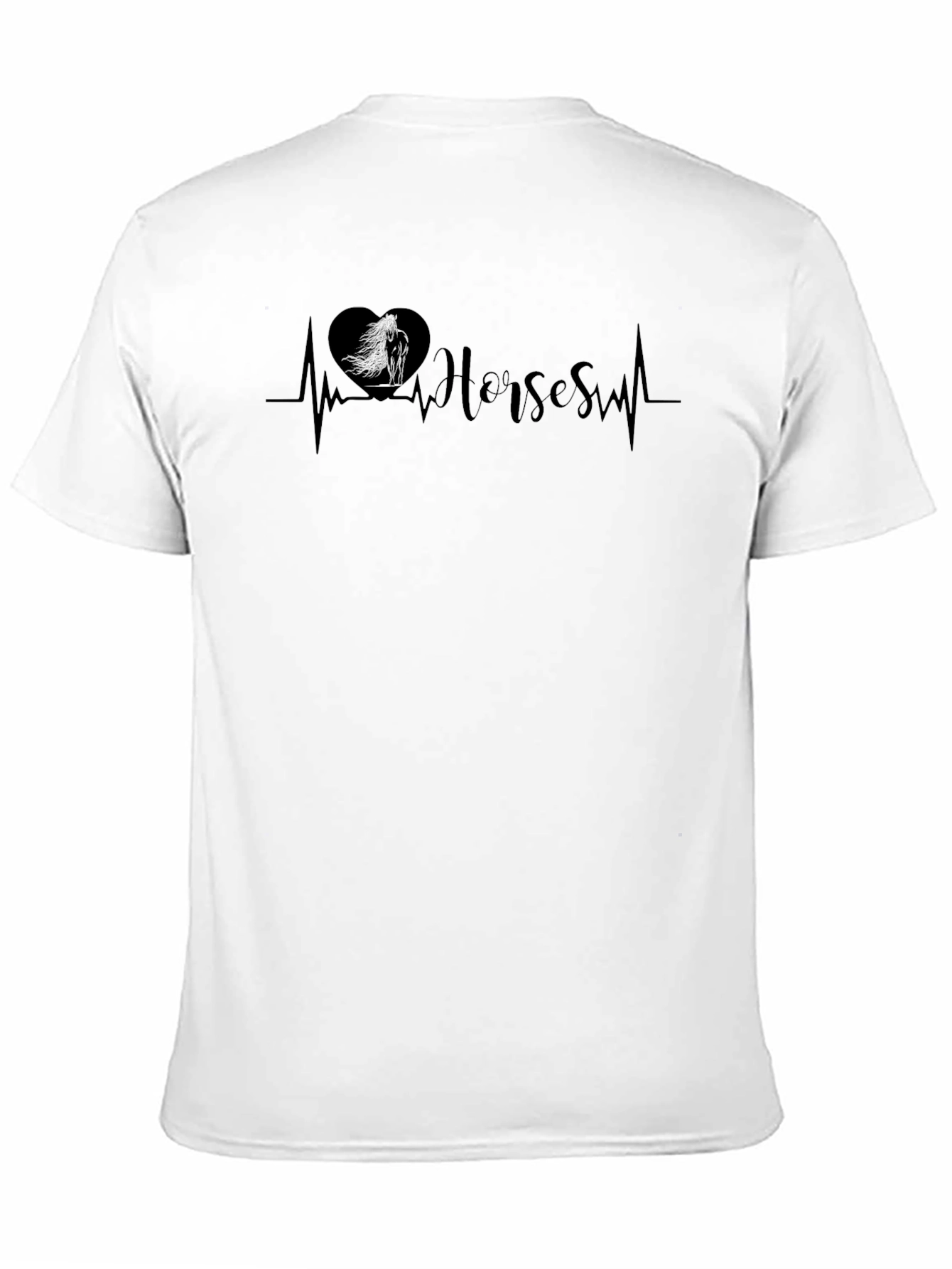 Heartbeat Horses Graphic T-Shirt