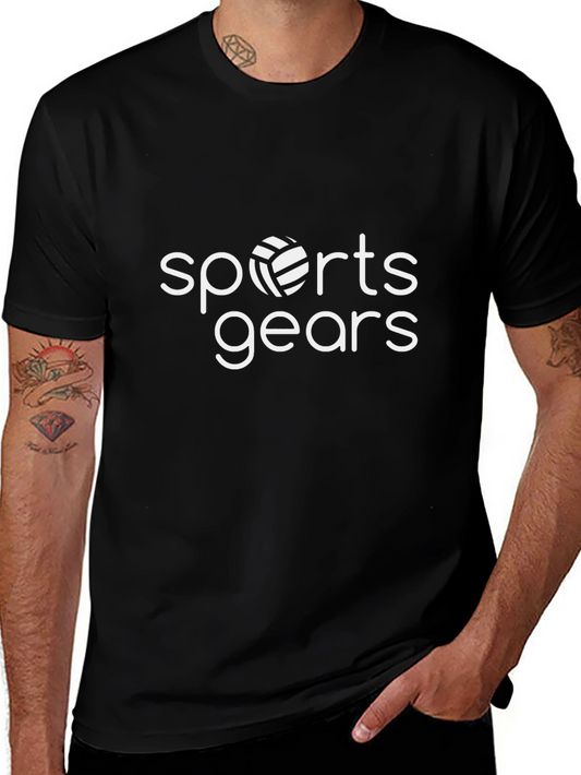 Sports Gears T-Shirt - Black