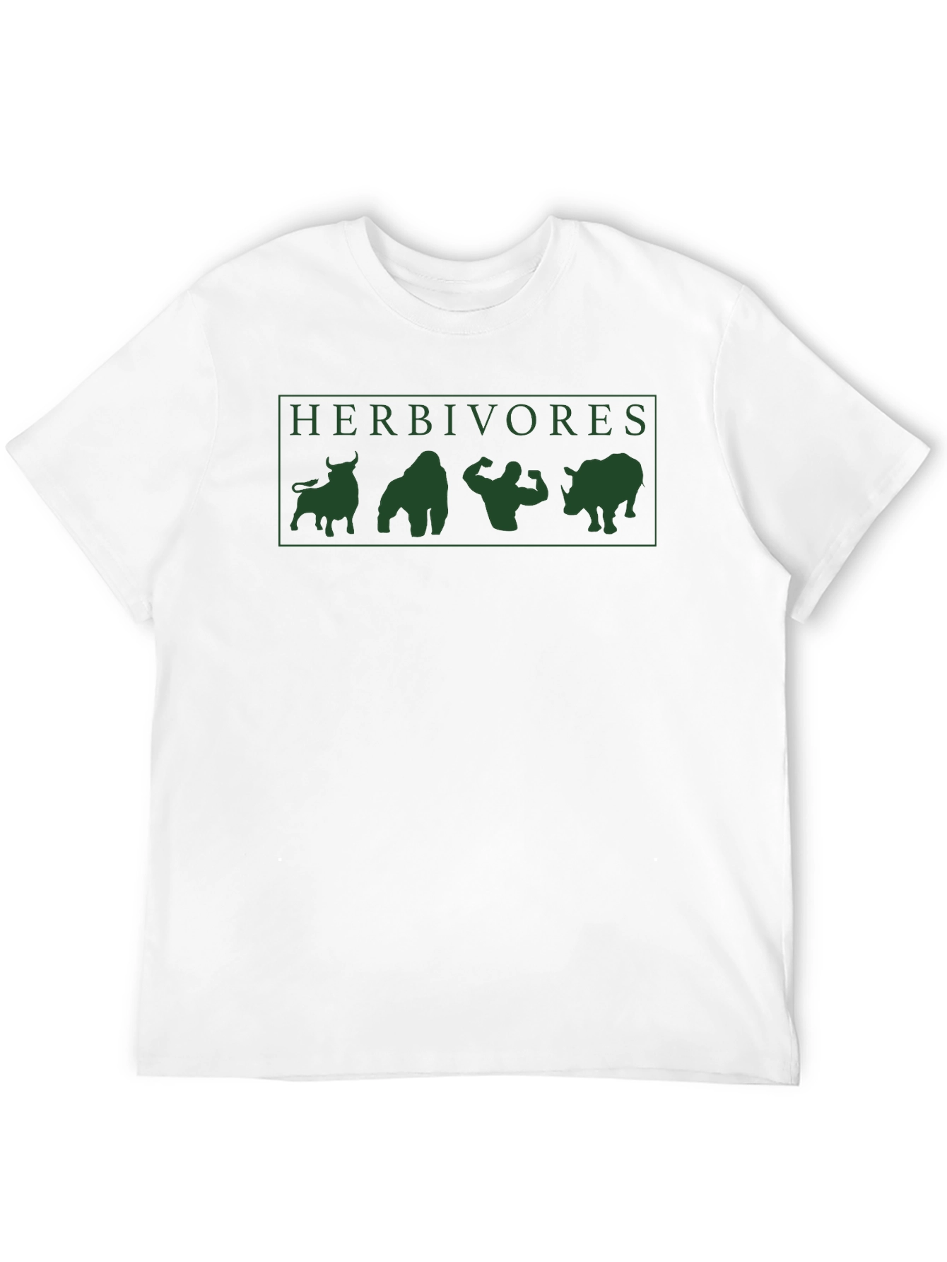 Herbivore Power: Black Graphic Tee