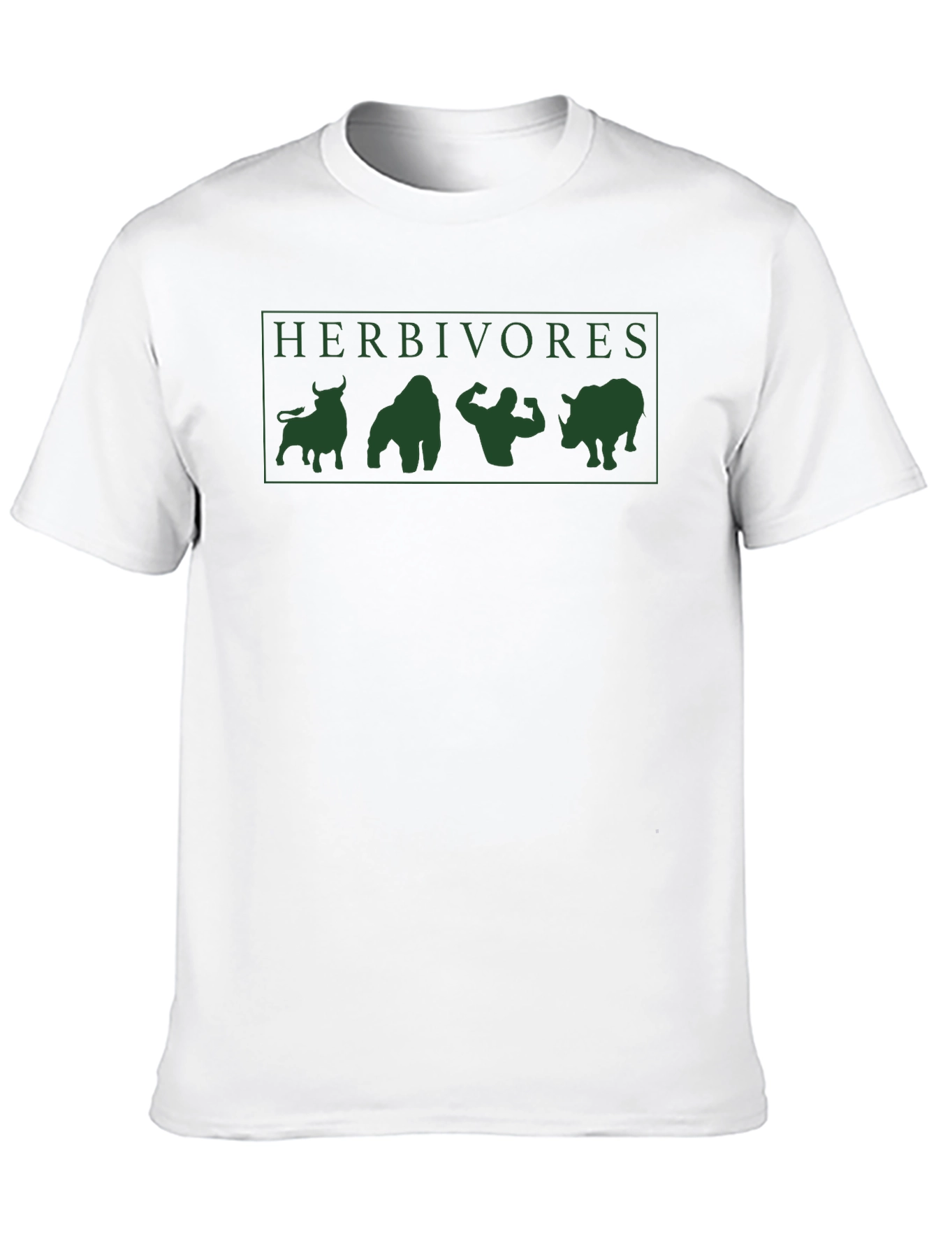 Herbivore Power: Black Graphic Tee