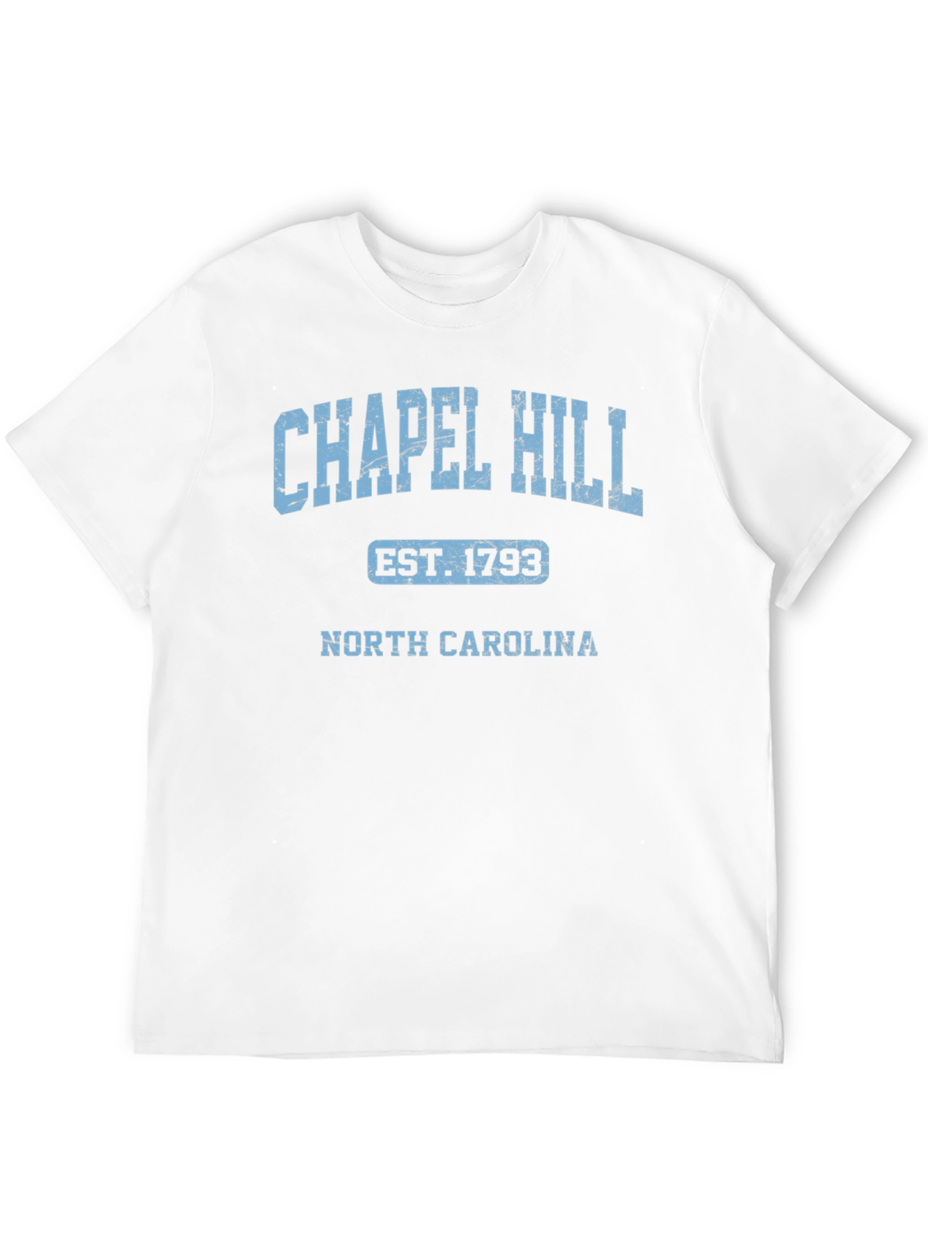 Chapel Hill North Carolina Est. 1793 Black T-Shirt