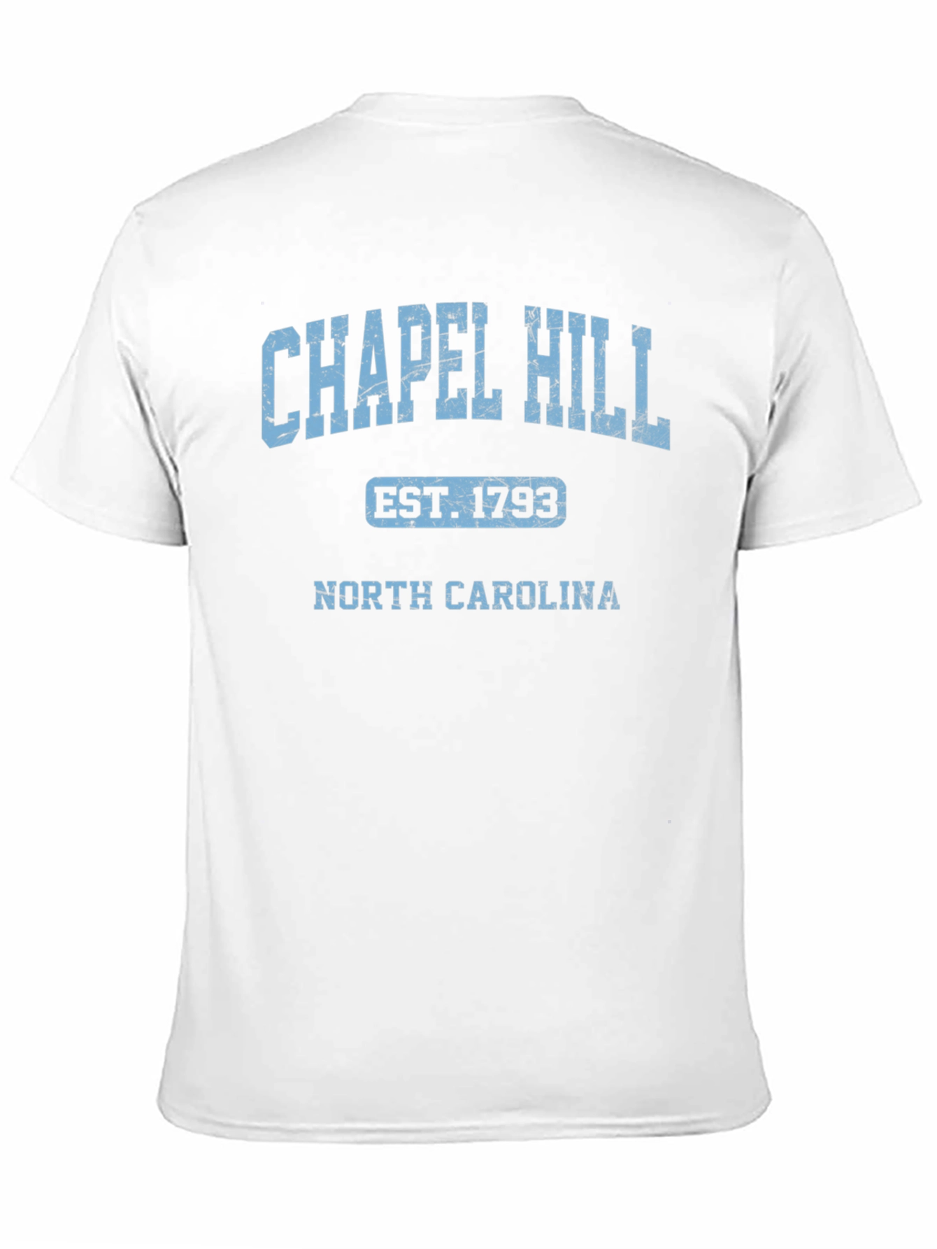 Chapel Hill North Carolina Est. 1793 Black T-Shirt
