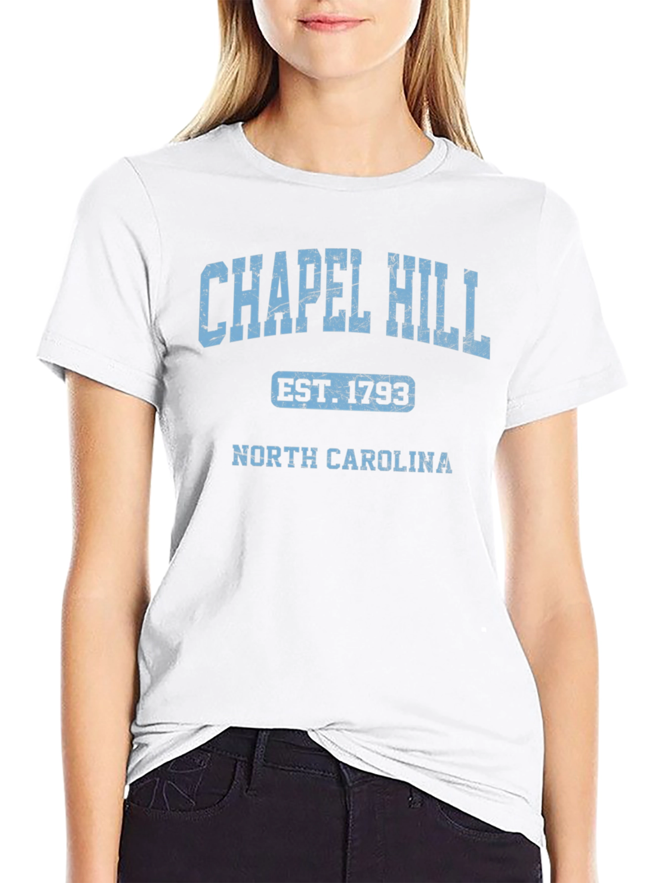 Chapel Hill North Carolina Est. 1793 Black T-Shirt