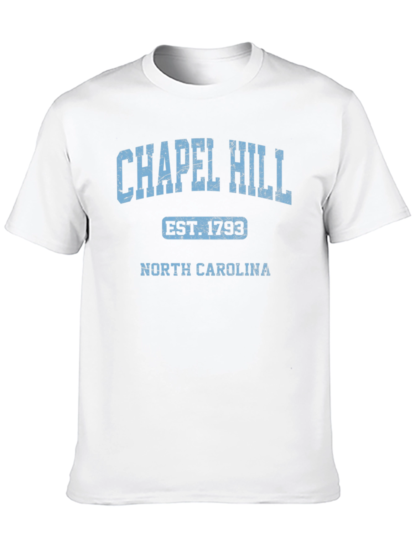 Chapel Hill North Carolina Est. 1793 Black T-Shirt