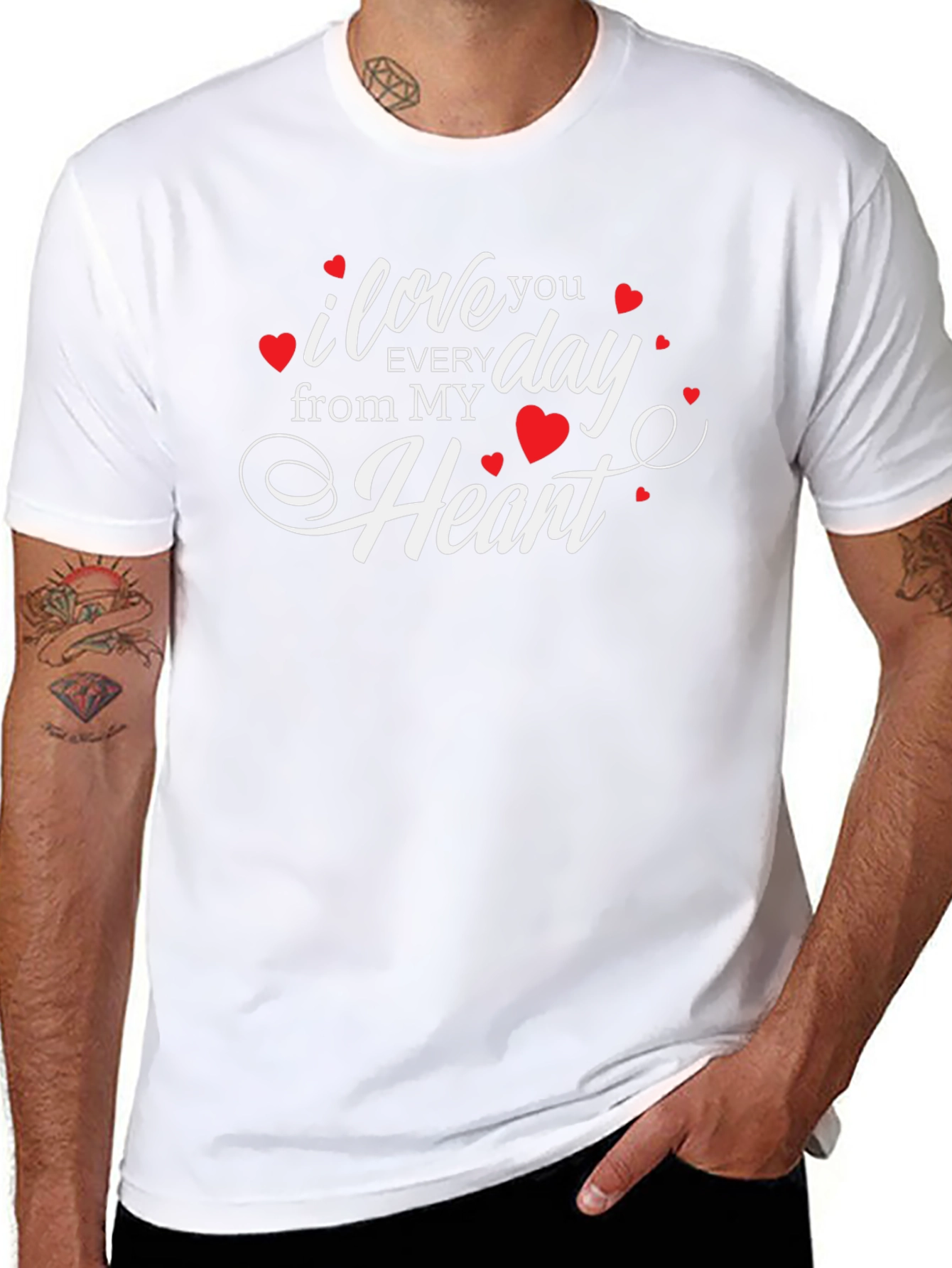 I Love You Everyday From My Heart T-Shirt