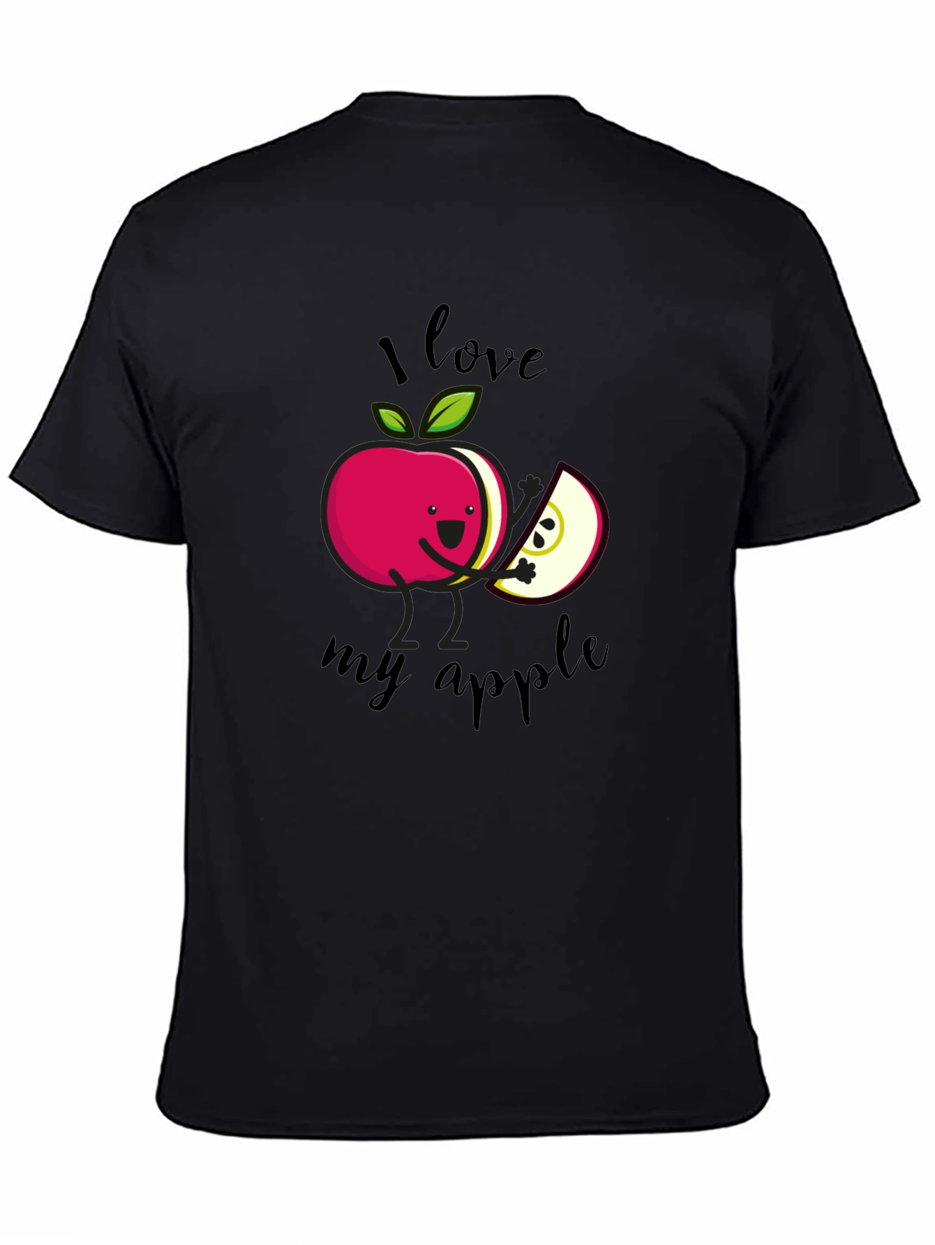 I Love My Apple Funny Graphic Tee