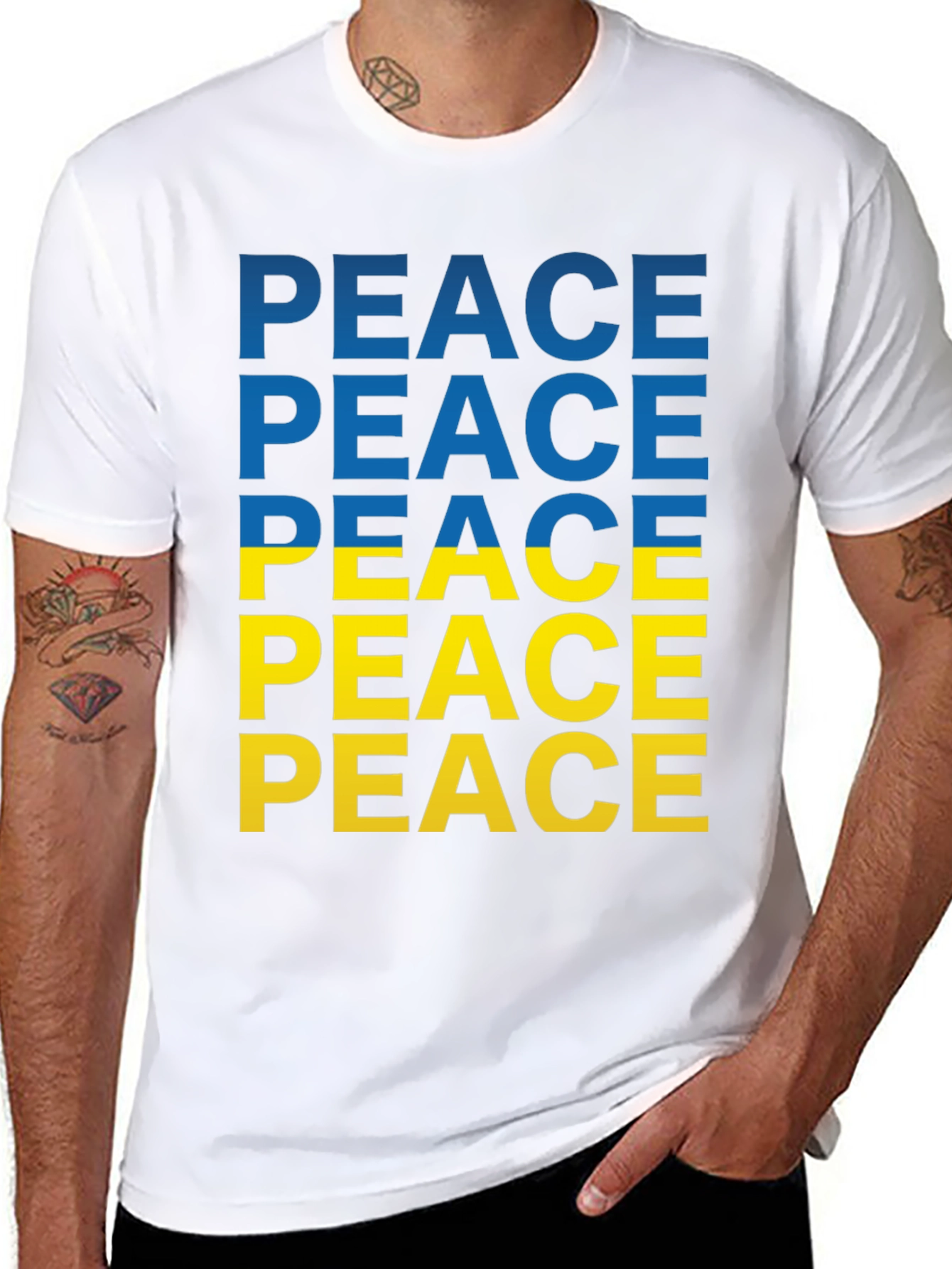 Ukraine Peace T-Shirt - Stand for Peace