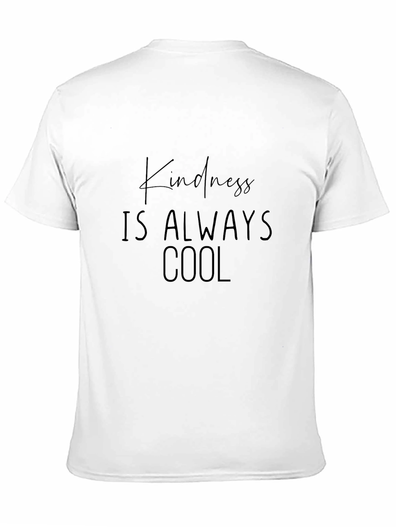 Kindness is Always Cool Black Graphic Tee