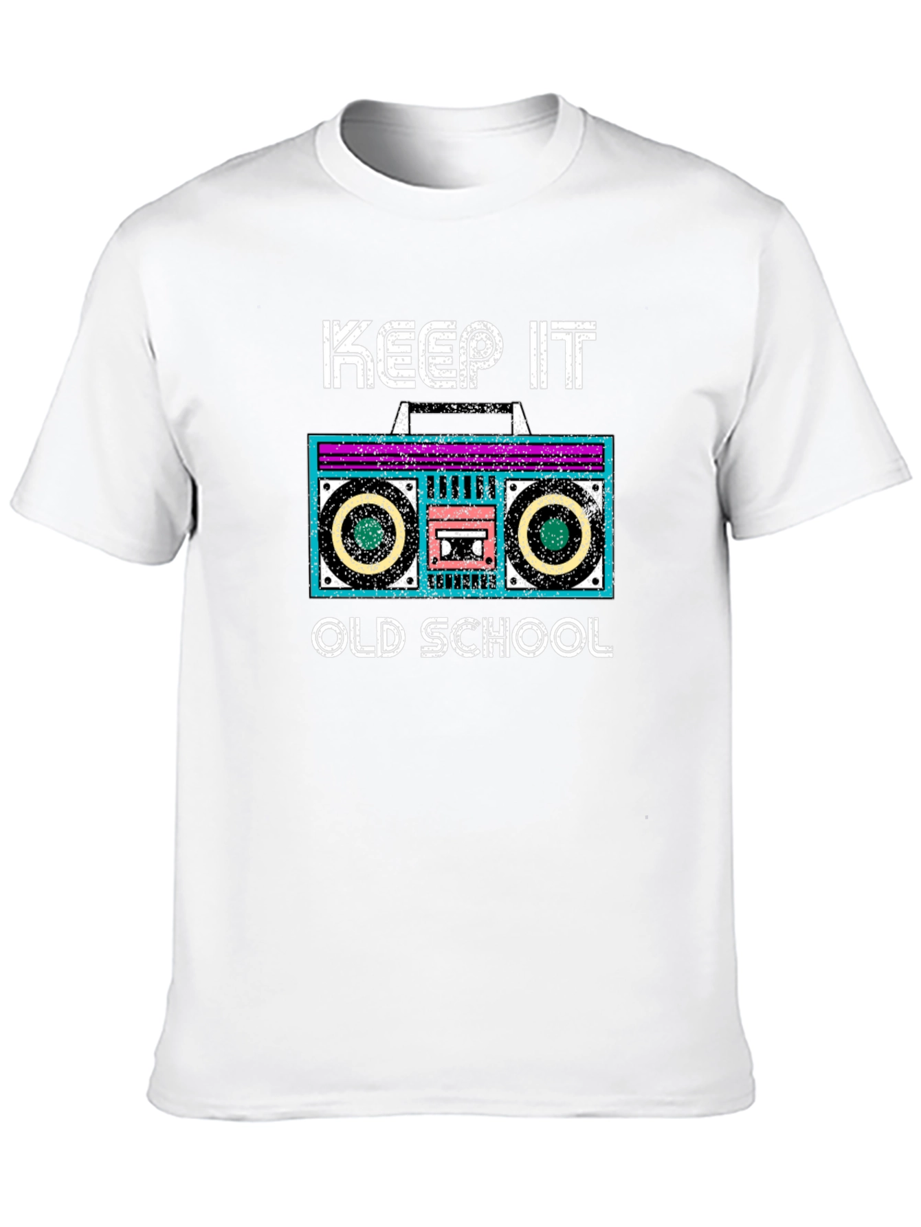 Keep It Old School Boombox Graphic Tee