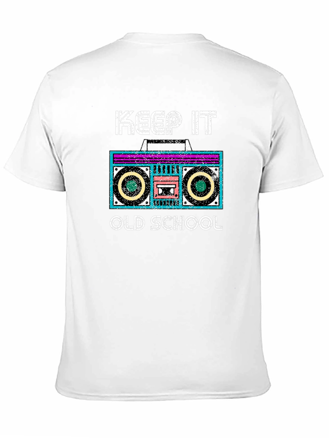 Keep It Old School Boombox Graphic Tee