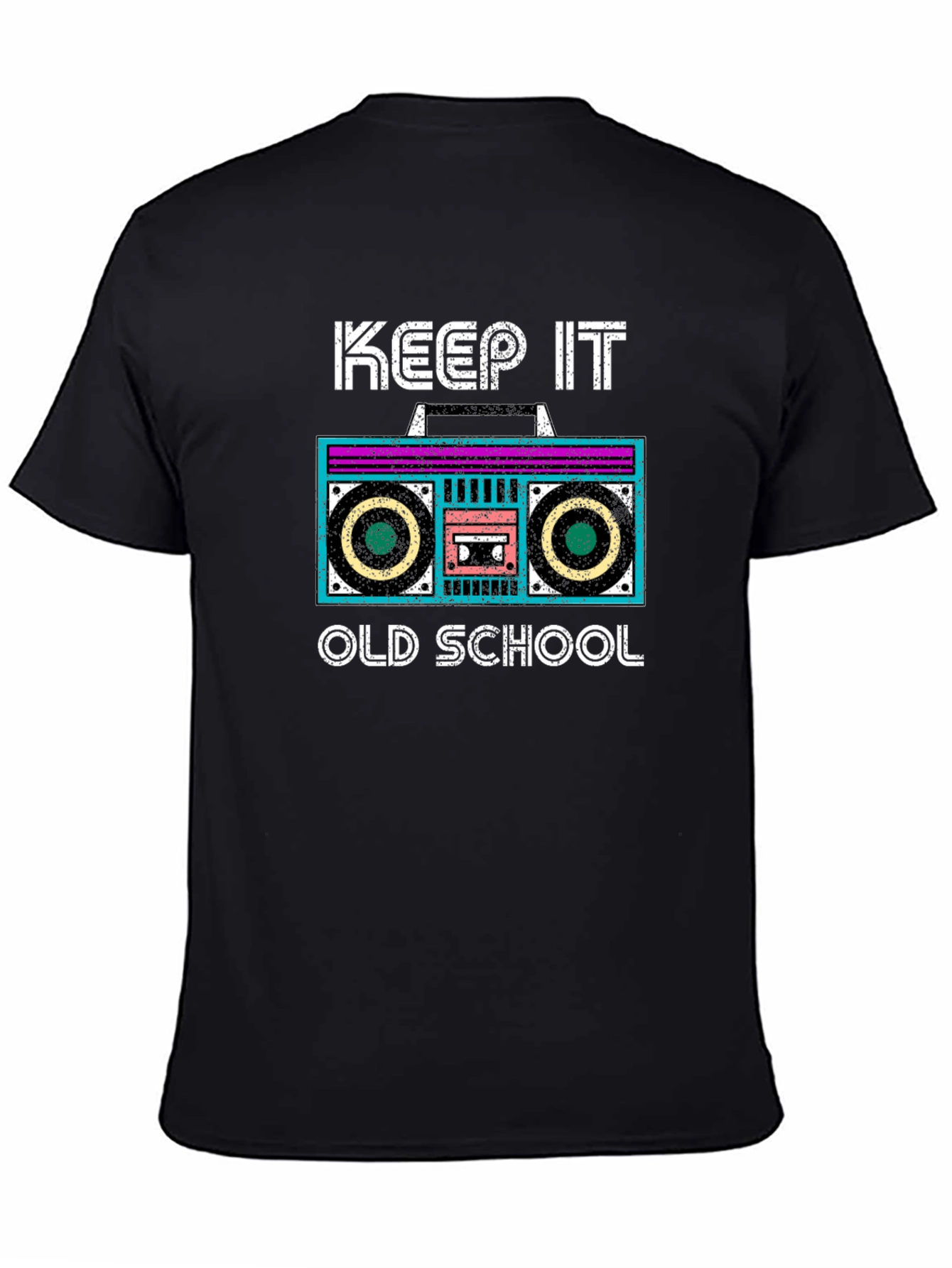 Keep It Old School Boombox Graphic Tee