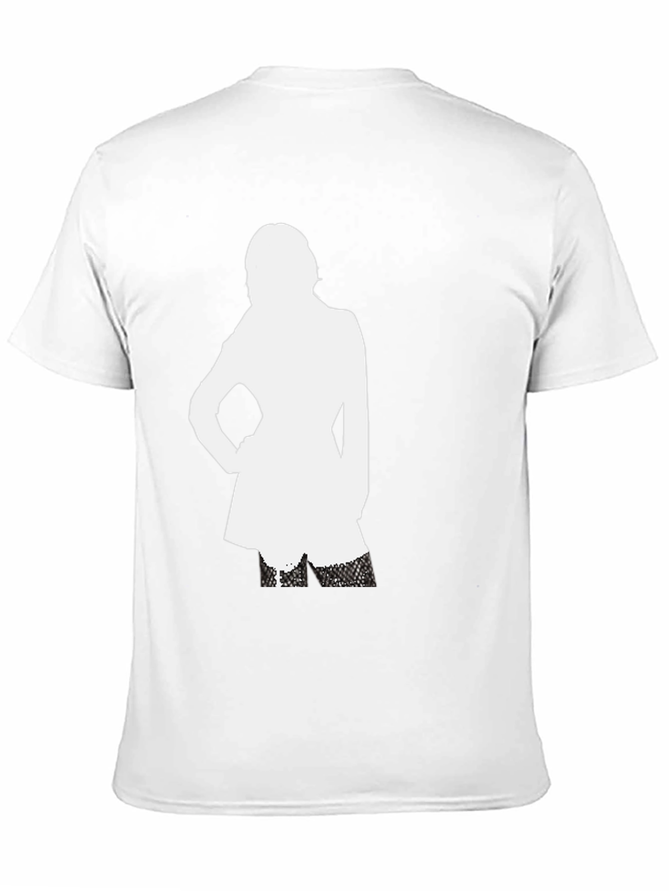 Silhouette Graphic T-Shirt - Black Cotton Tee