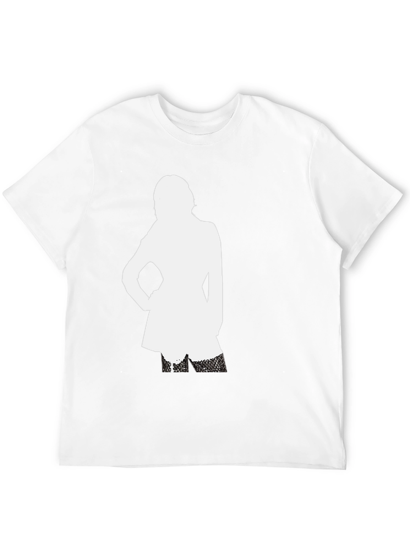 Silhouette Graphic T-Shirt - Black Cotton Tee