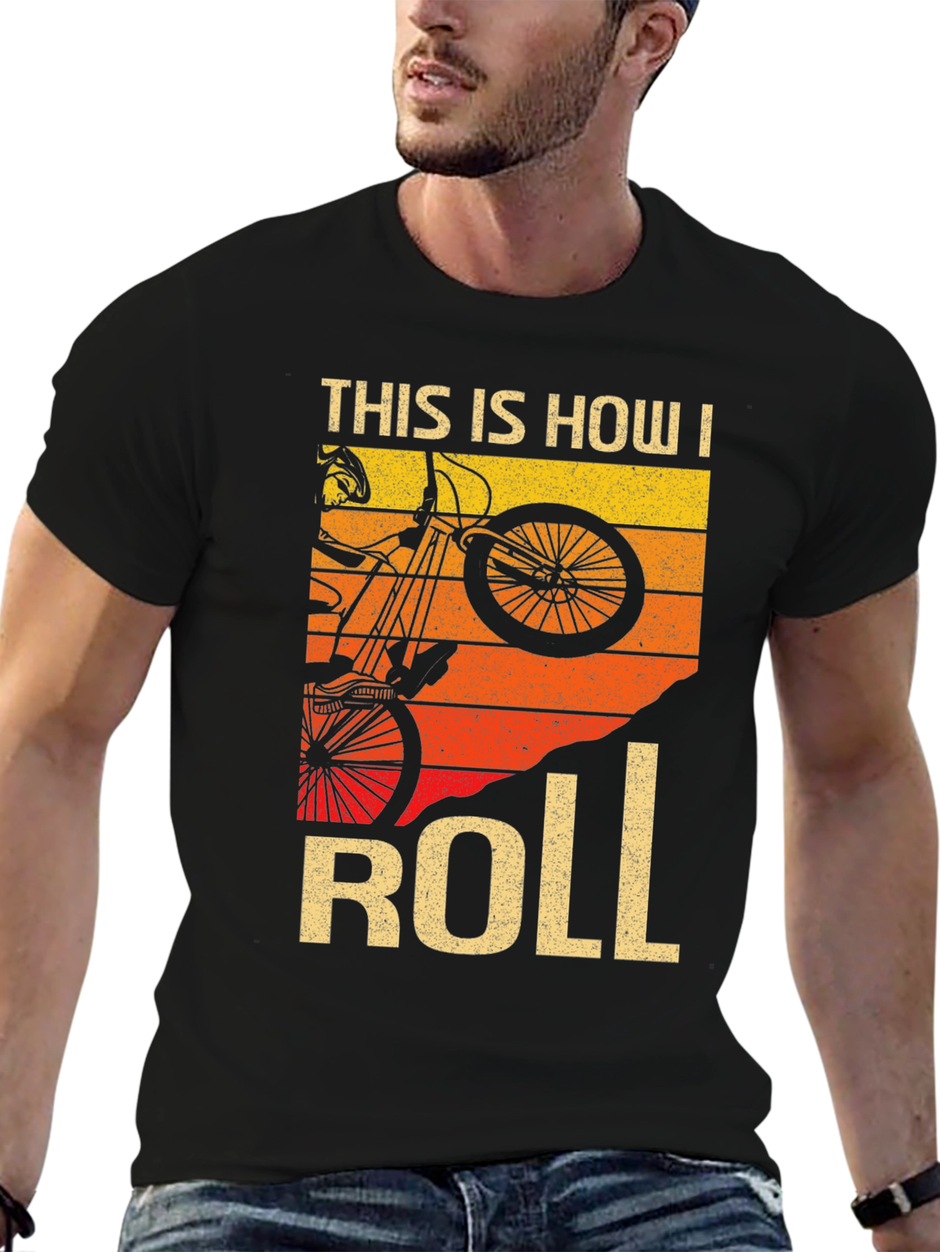 This Is How I Roll Retro Biker T-Shirt