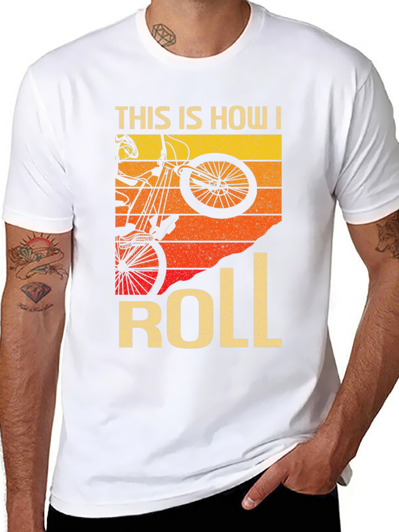 This Is How I Roll Retro Biker T-Shirt