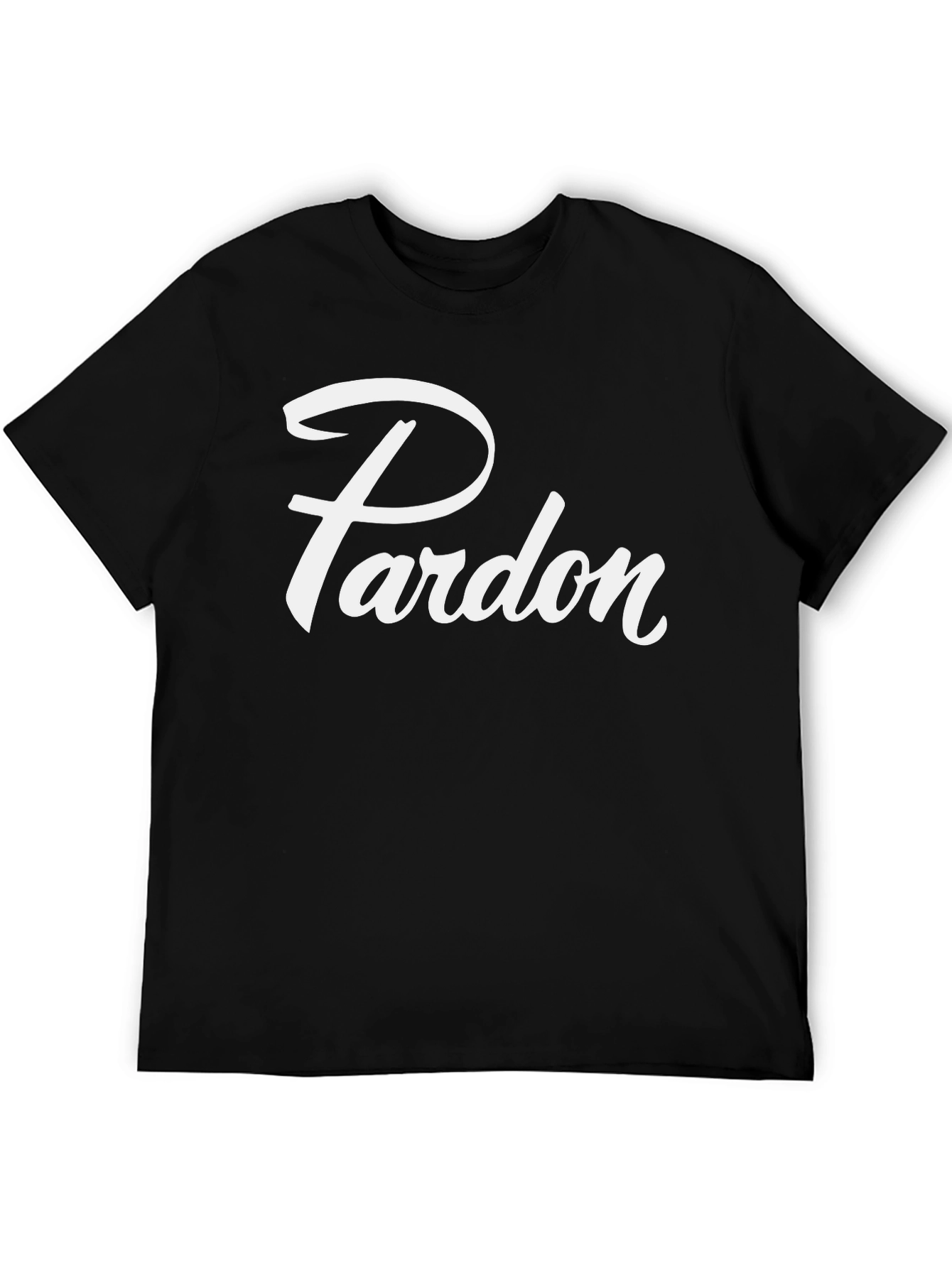 Pardon Graphic Tee - Stylish Comfort