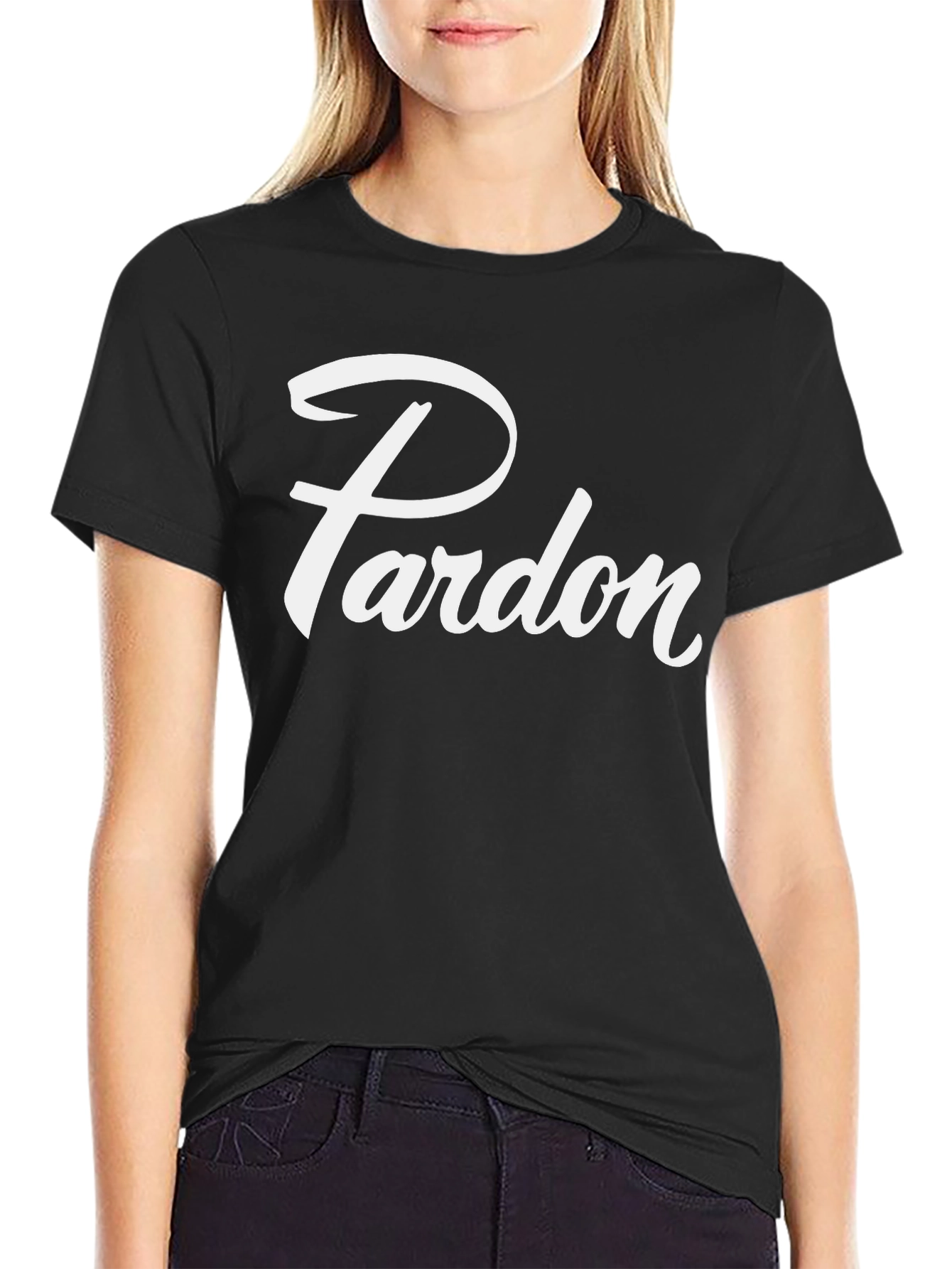 Pardon Graphic Tee - Stylish Comfort