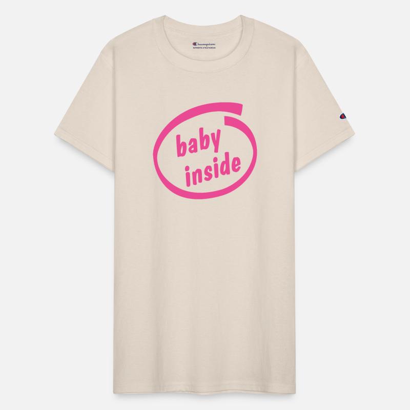 baby inside pink design for girl.