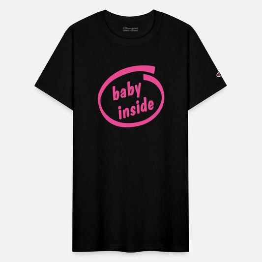 baby inside pink design for girl.