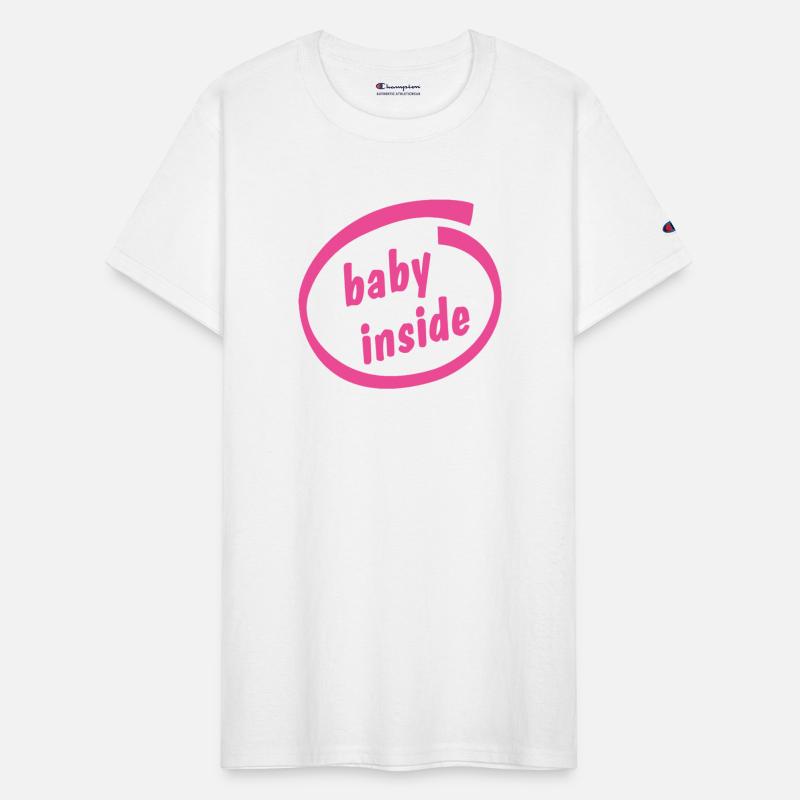 baby inside pink design for girl.