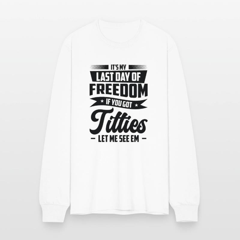 Bachelor Drinking Freedom Titties Bachelor Party