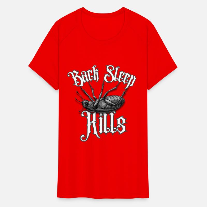 Back Sleep Kills: Witty Beetle Graphic Design