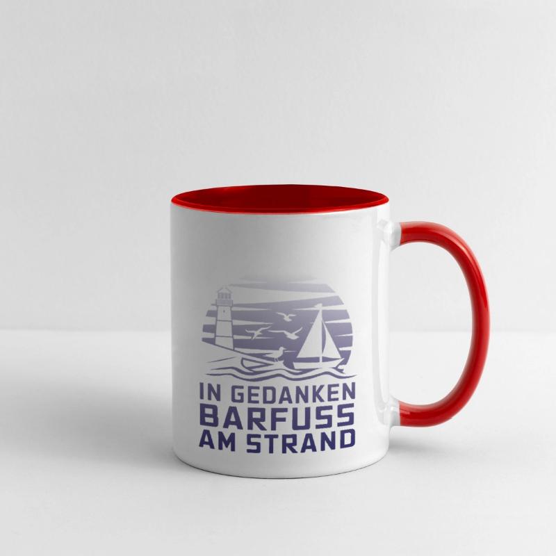 Baltic Sea Coast Barefoot On The Beach