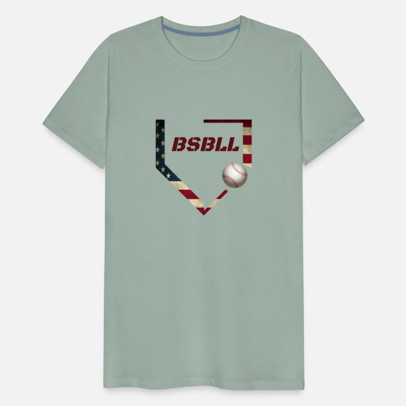 Baseball Bsbl American Flag Baseballin