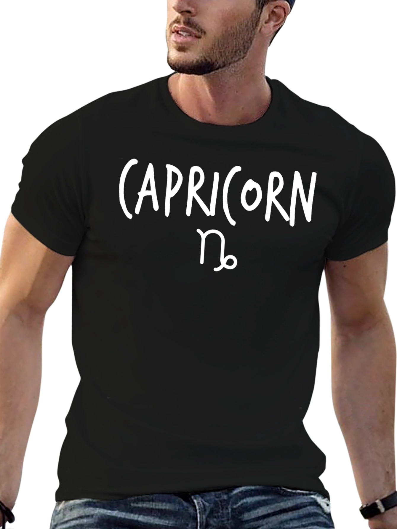 Capricorn Zodiac Sign Graphic T-Shirt