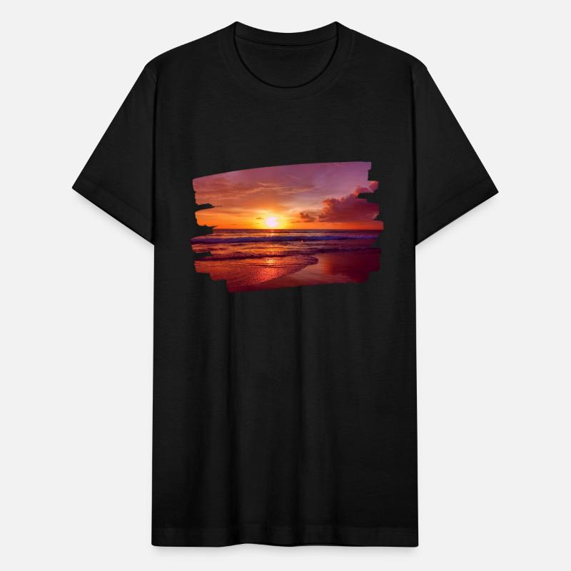 BEAUTIFUL SUNSET BEACH HORIZON