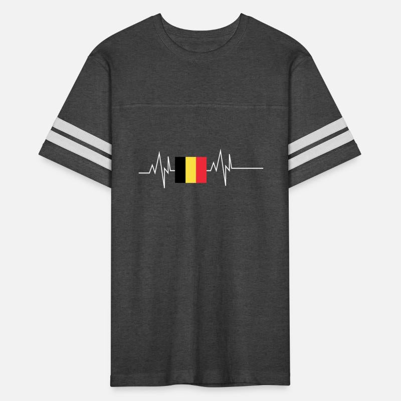 Belgium Flag Heartbeat