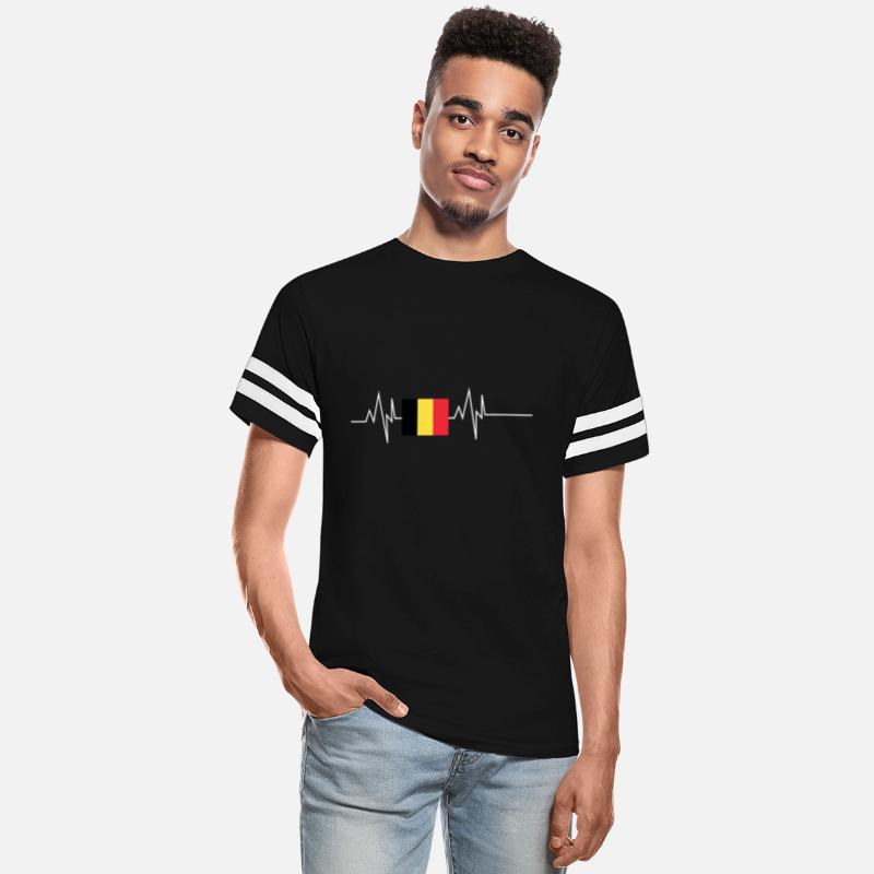Belgium Flag Heartbeat