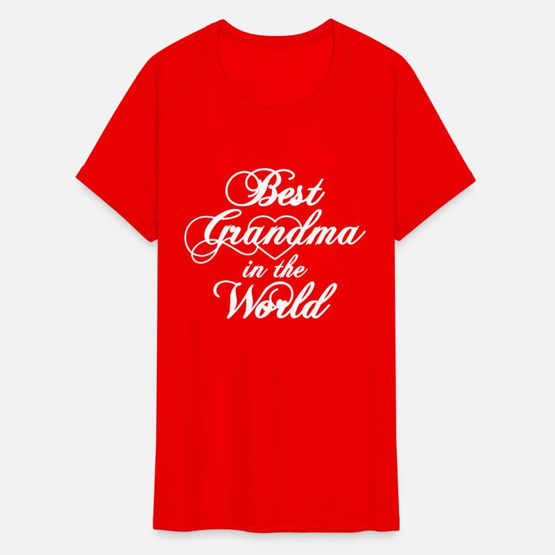 Best Grandma In the World Heart Love Logo
