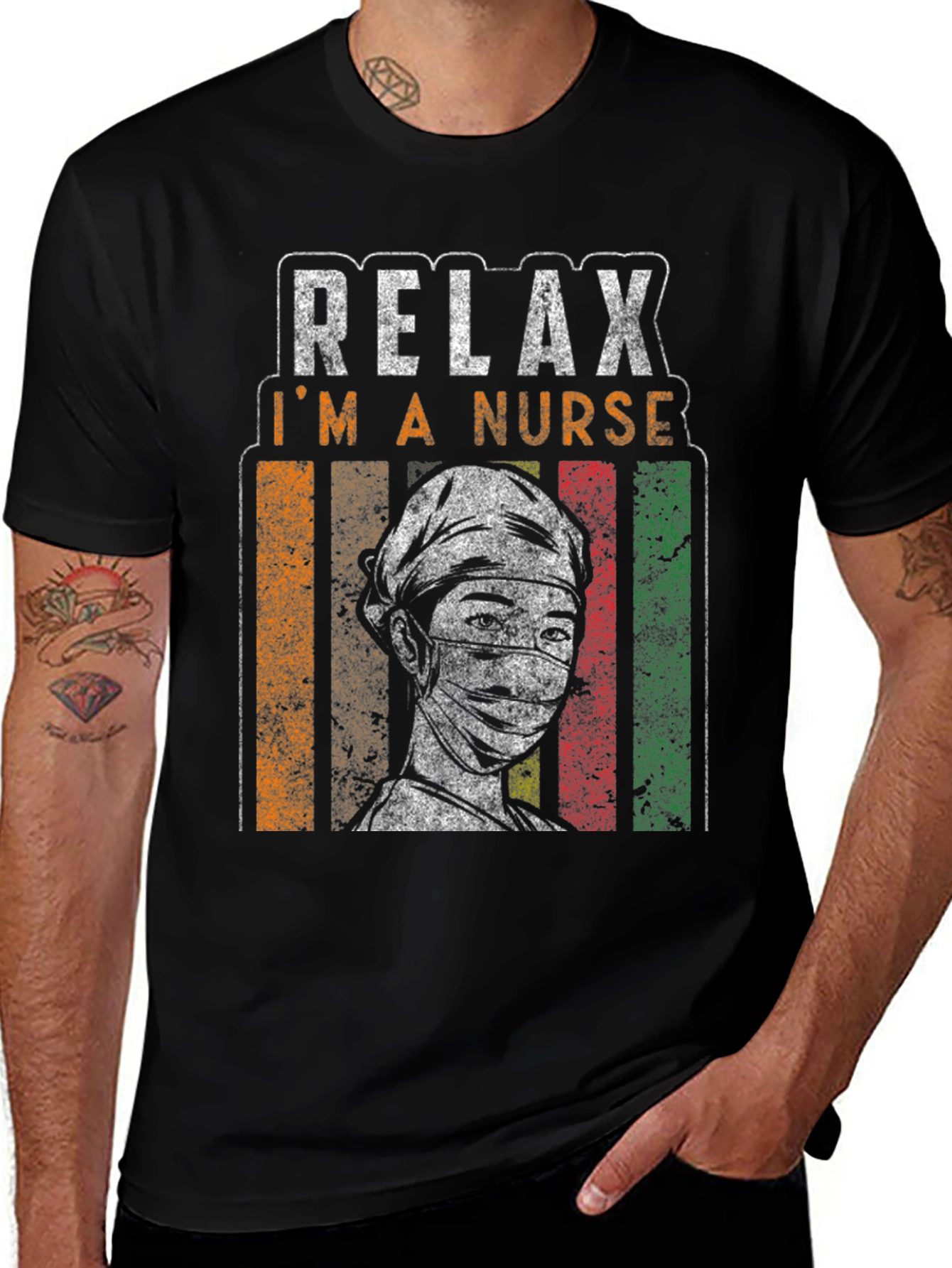 Relax Im A Nurse Graphic Tee