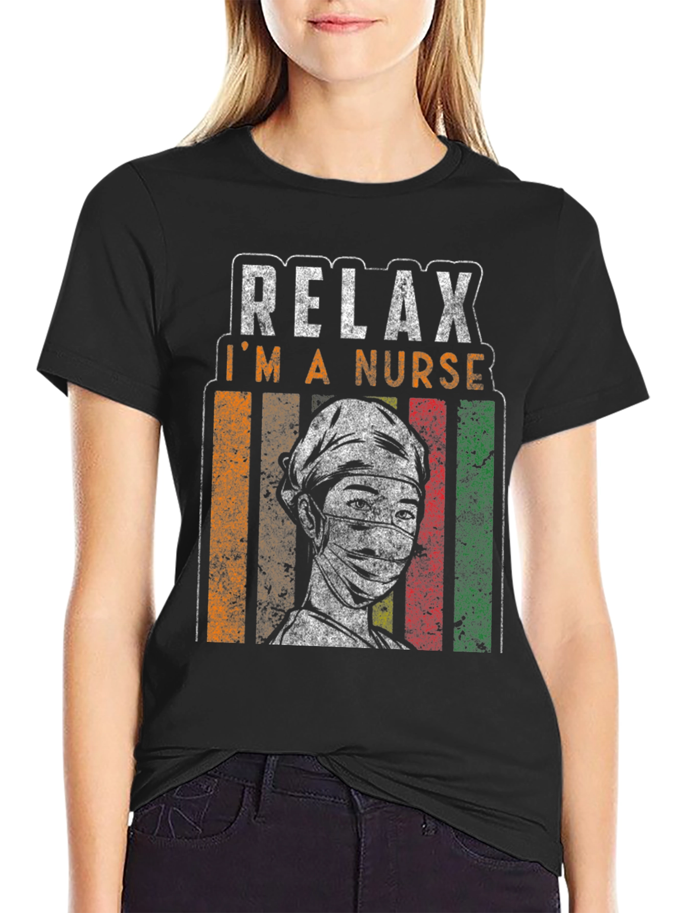 Relax Im A Nurse Graphic Tee
