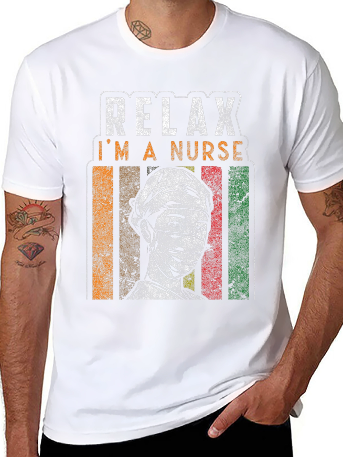 Relax Im A Nurse Graphic Tee