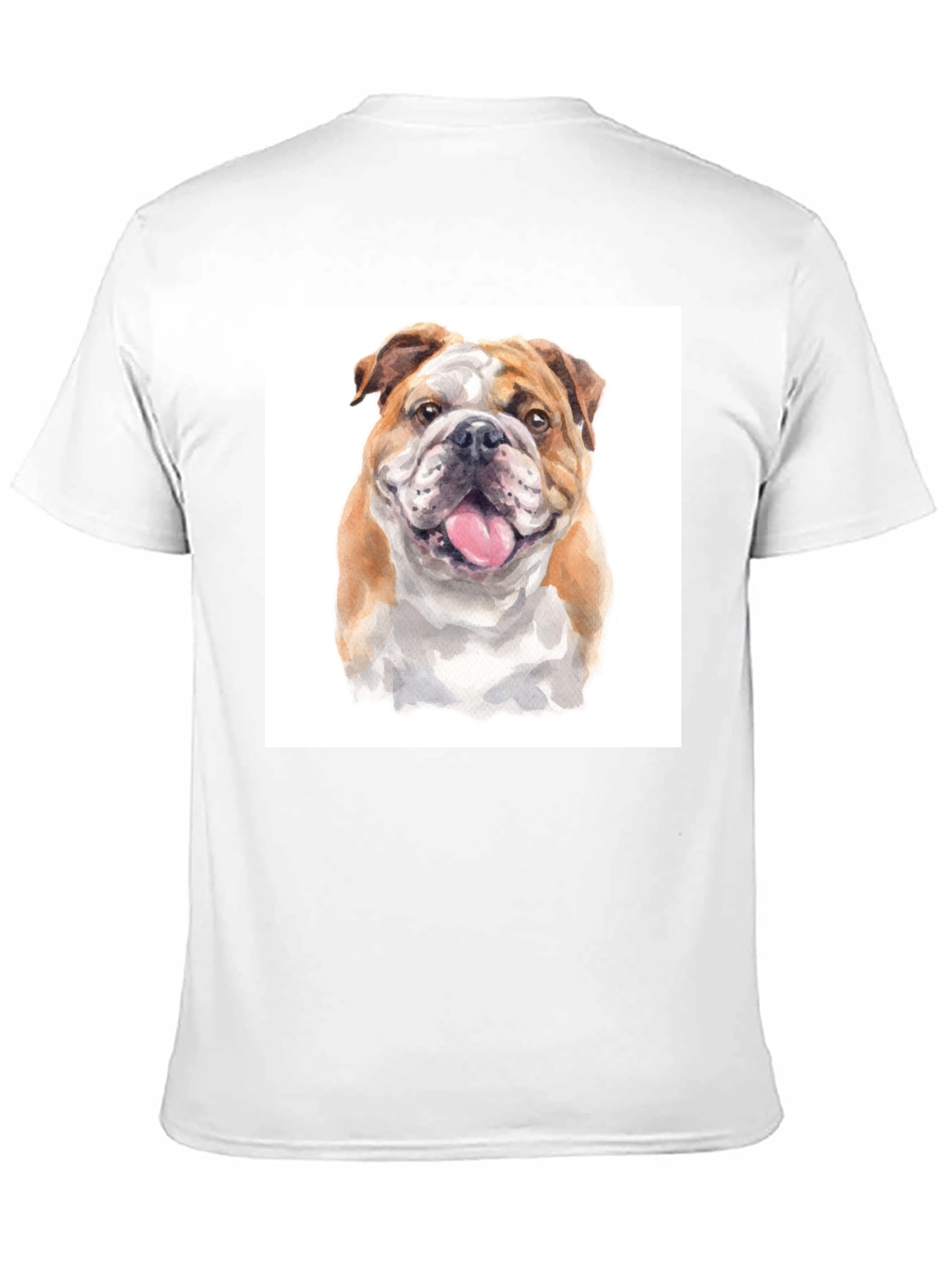 Bulldog Face T-Shirt – Detailed Dog Lover Graphic Tee