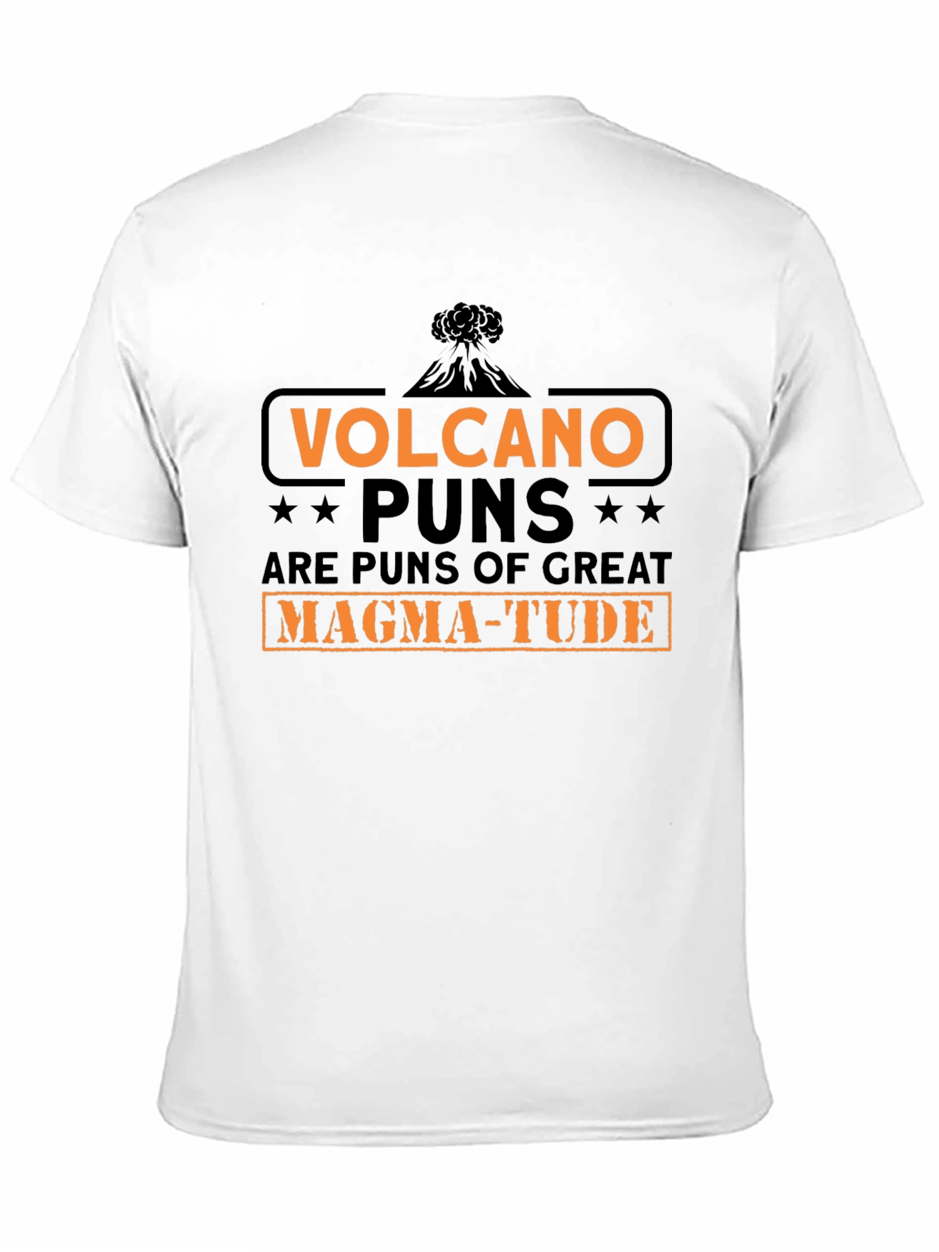 Volcano Puns Magma-tude Graphic T-Shirt