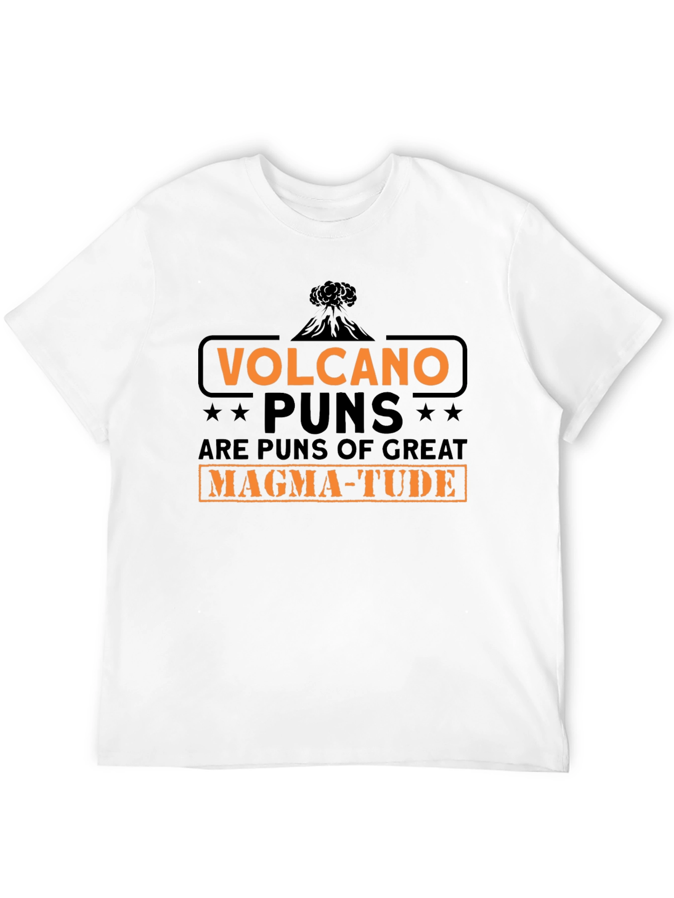 Volcano Puns Magma-tude Graphic T-Shirt
