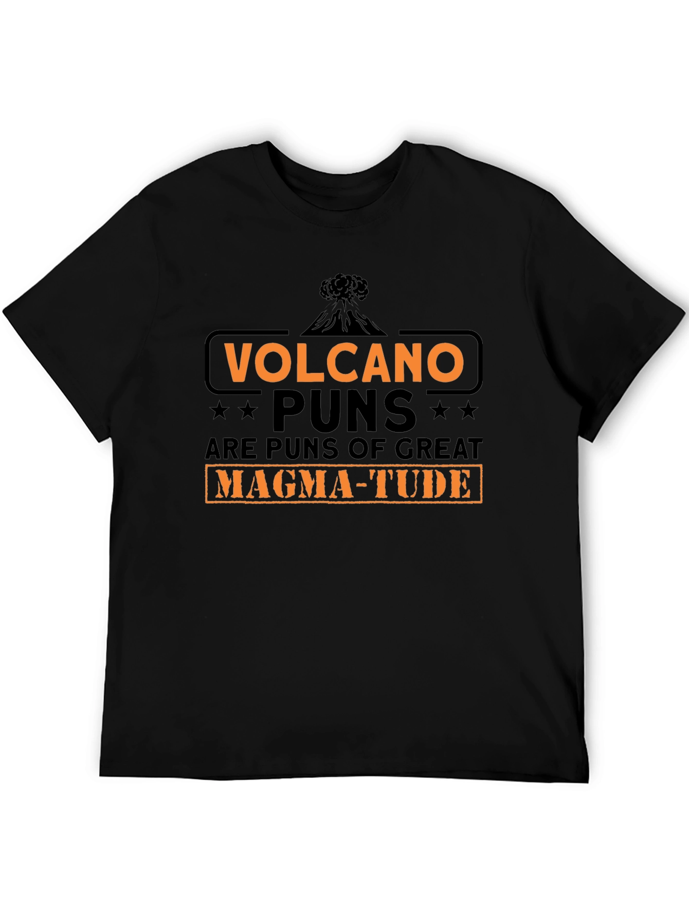 Volcano Puns Magma-tude Graphic T-Shirt