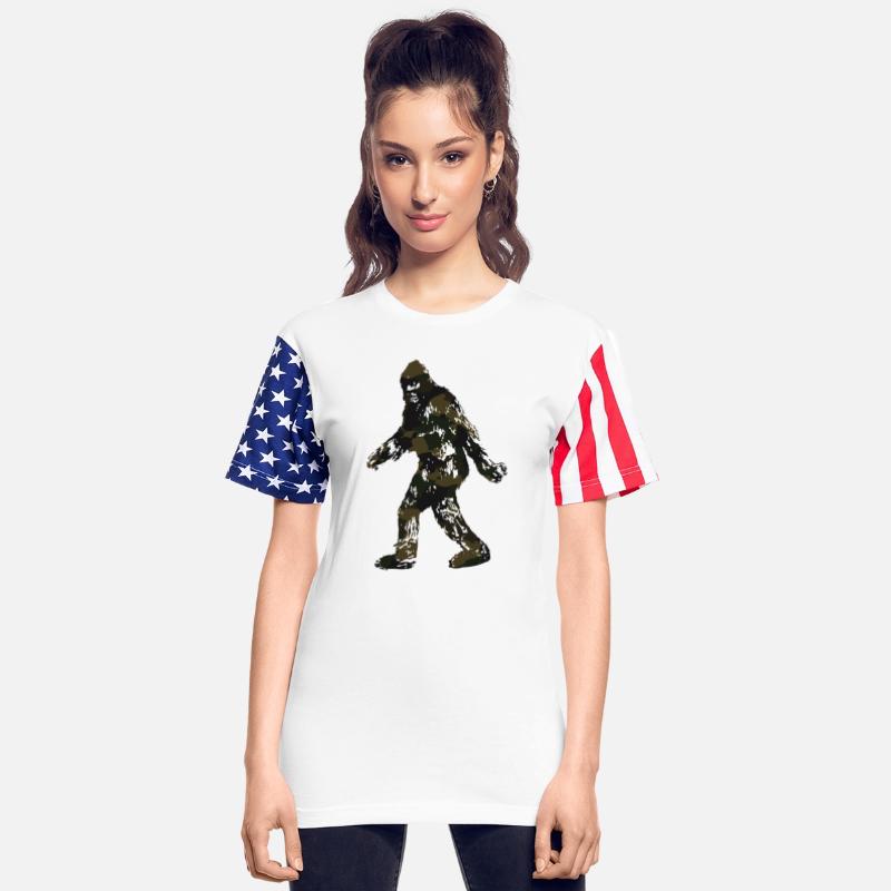 Bigfoot Silhouette Camouflaged