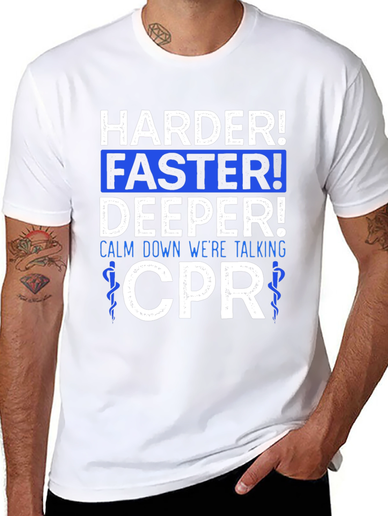 Harder Faster Deeper CPR T-Shirt