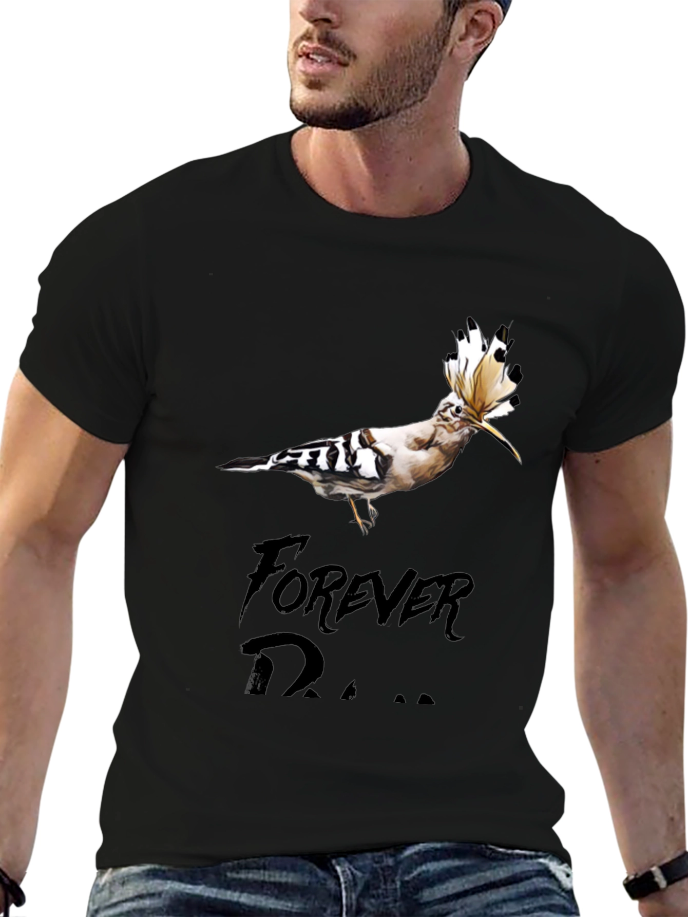 Unique Bird Graphic Tee - Forever Dreamer