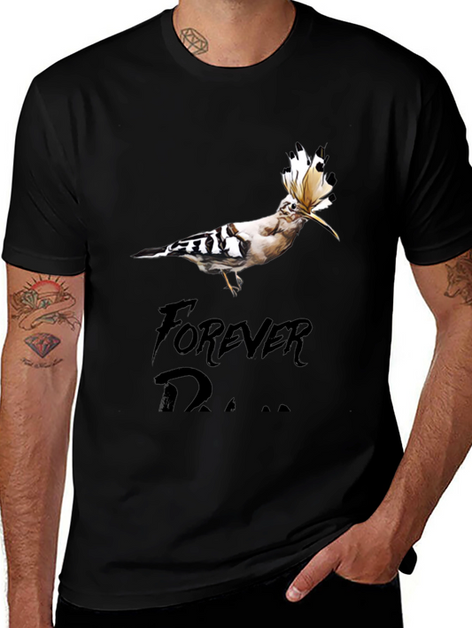 Unique Bird Graphic Tee - Forever Dreamer
