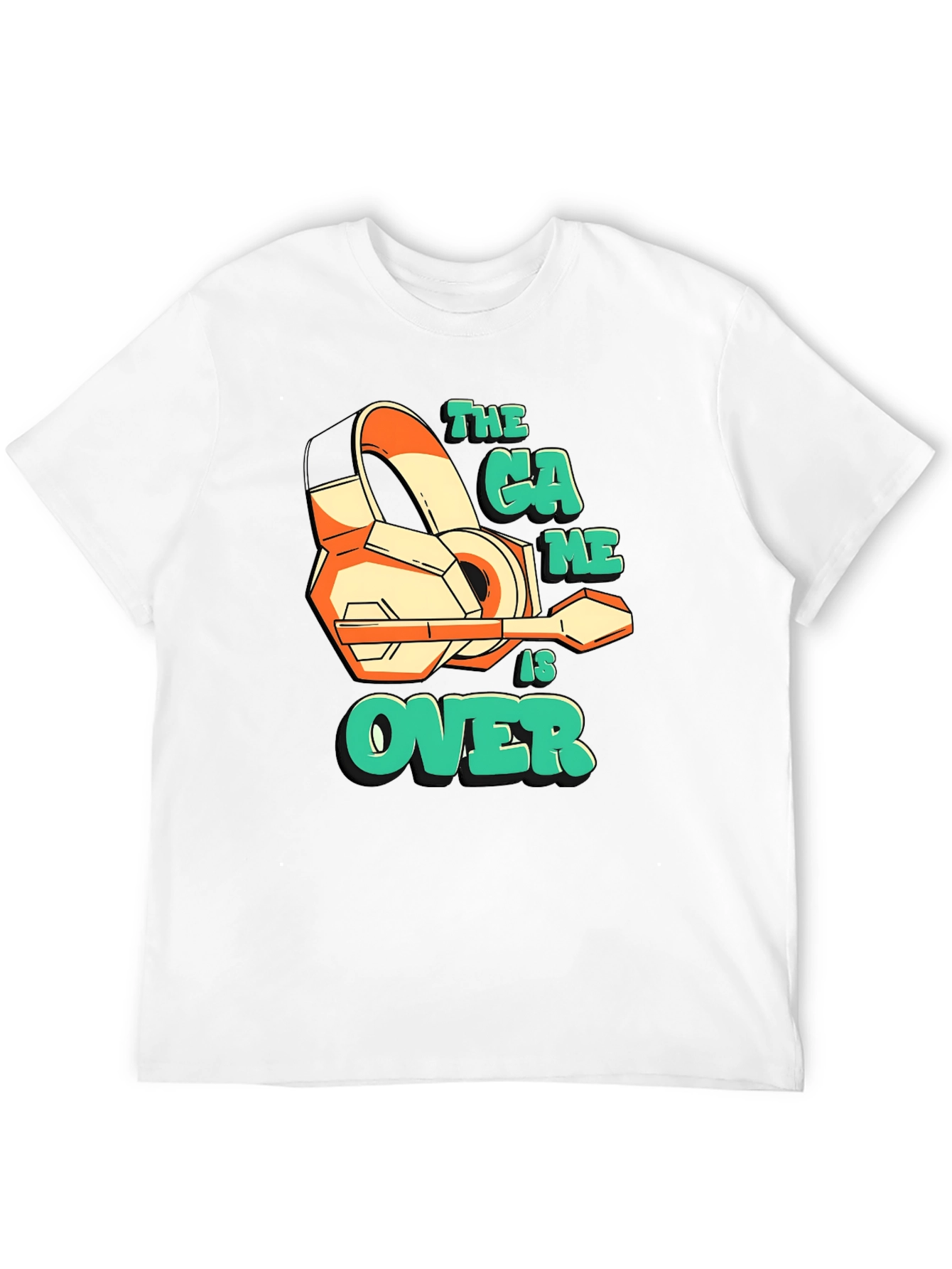 The Game is Over Black Graphic Tee