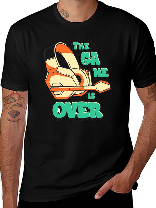 The Game is Over Black Graphic Tee