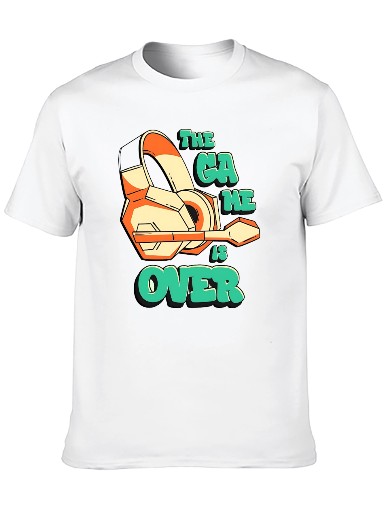 The Game is Over Black Graphic Tee